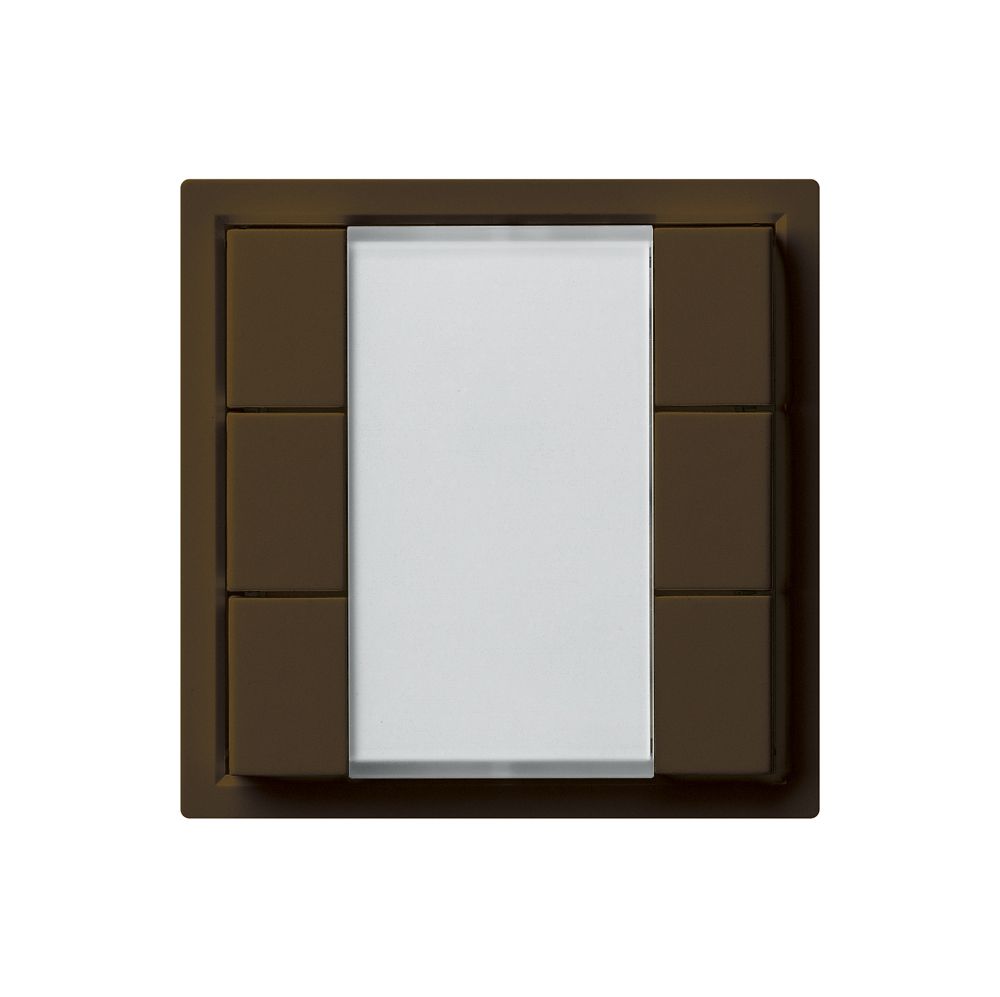 Pulsante universale INC 6×kallysto A con LED marrone