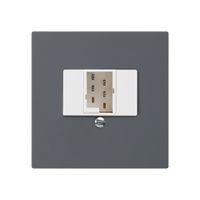 Insert pour prise de raccordement kallysto 1×TT83 anthracite