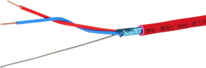 Brandmeldekabel FE180 E30-E90 1×2×0.8+1×0.8 rot