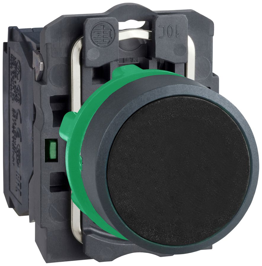 Poussoir Harmony XB5 plat no Ø22.5mm 1NO IP66