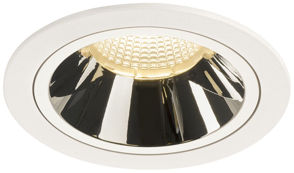 LED-Downlight SLV NUMINOS L 25.4W 2200lm 3000K 40° DIM Ø130×85mm ws/Cr