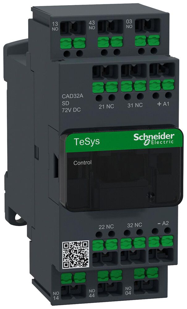 EB-Hilfsschütz TeSys Control CAD 2NC 3NO 72VDC