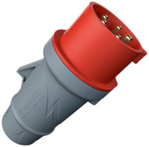 Stecker CEE Mennekes PowerTOP Plus 5P 32A 400V 6h rt IP44 Schraubklemme