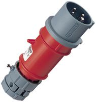 Fiche mobile CEE-Powertop 16A 4P 6h 400V rouge presse-étoupe