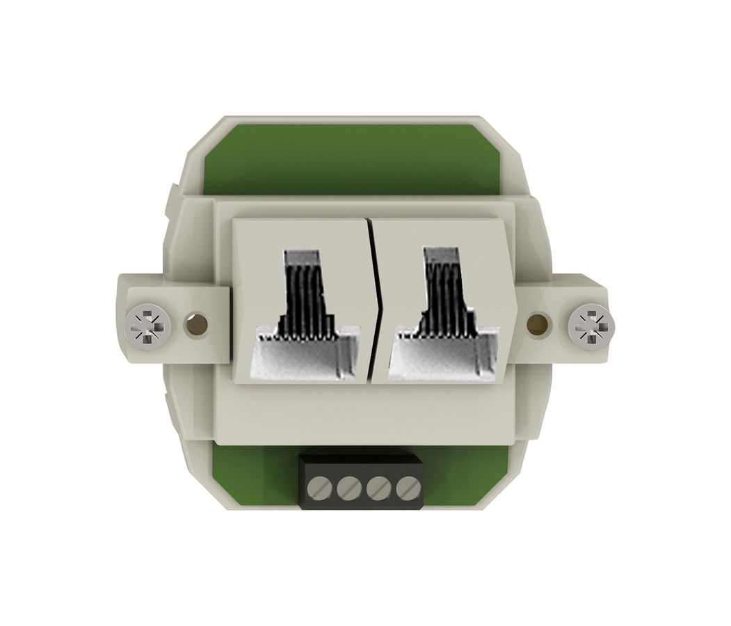 Einsatz BSE 2×RJ45 getrennt