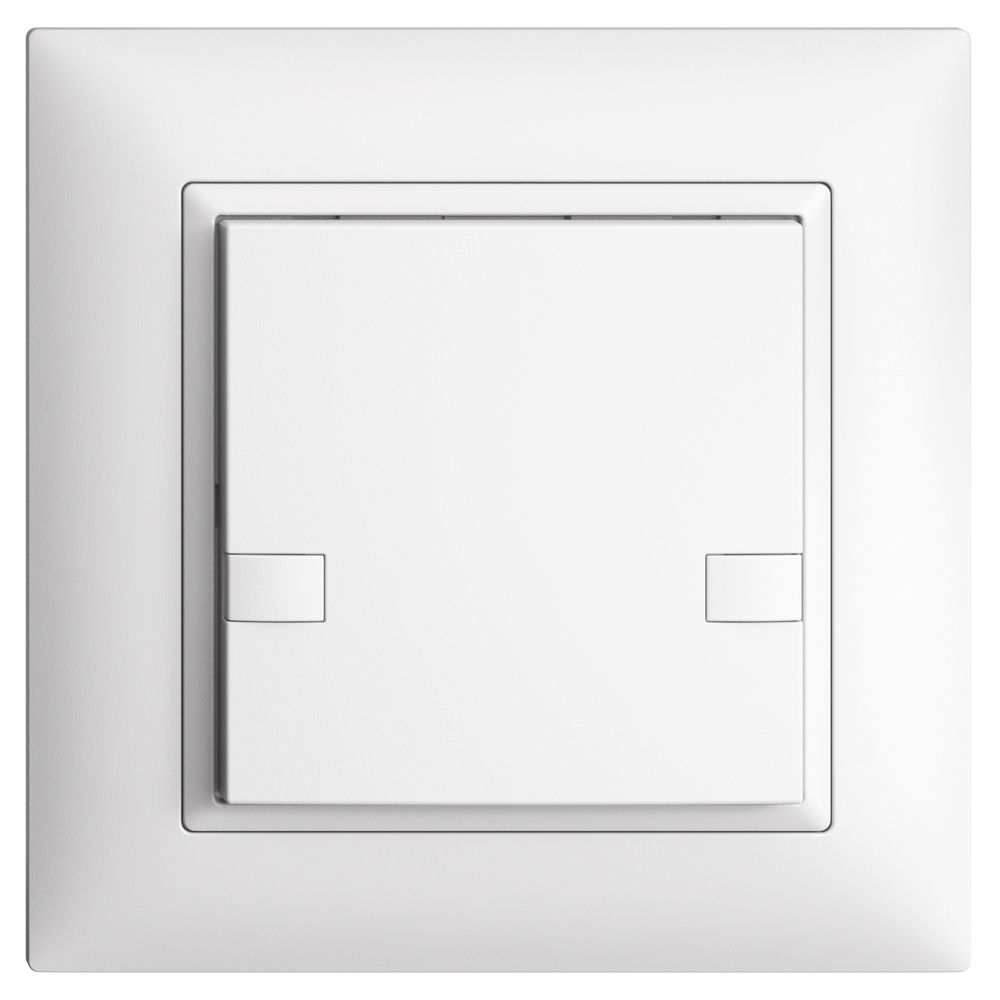 UP-KNX-Taster RGB EDUE FMI, 250mW, o.LED, 1×Taste, 2×Tastenb., ws