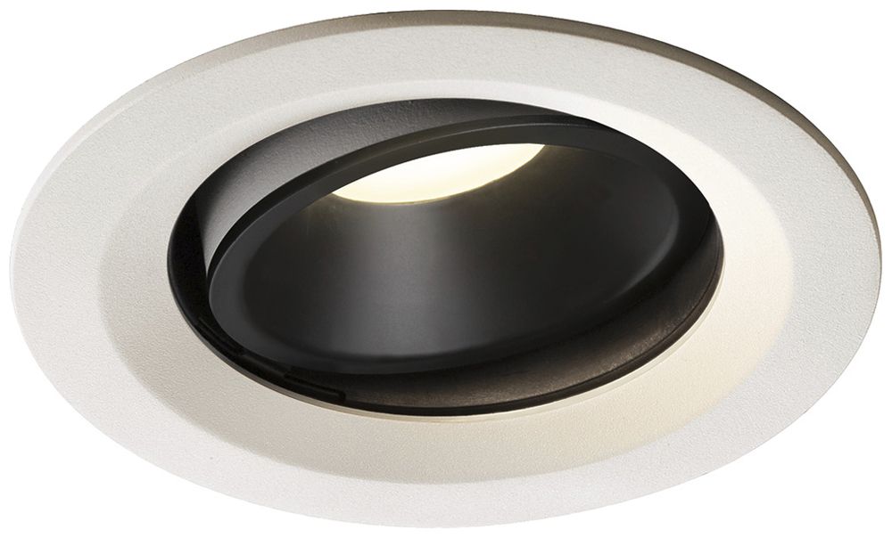 LED-Downlight SLV NUMINOS MOVE M 17.5W 1600lm 4000K 20° DIM Ø135×81mm ws/sz
