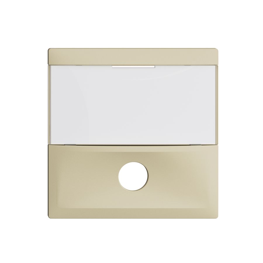 Frontplatte EDIZIOdue vanille, für Sonnerietaster