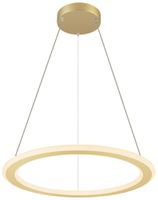 LED-Pendelleuchte SLV ONE FLAT 23W 1700lm 927/930 DIM Ø600 Messing