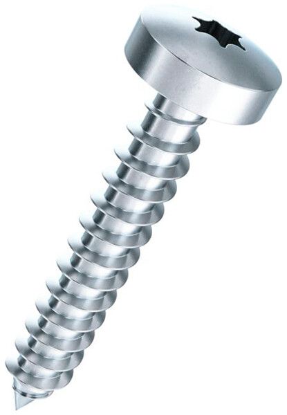 Vite per lamiera a testa bombata FERRONORM Torx 25mm Ø4.8×53.7mm acciaio zincato