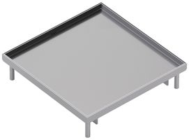 Edelstahlkassette Hager Q16 14 22×320×320mm rostfreier Stahl