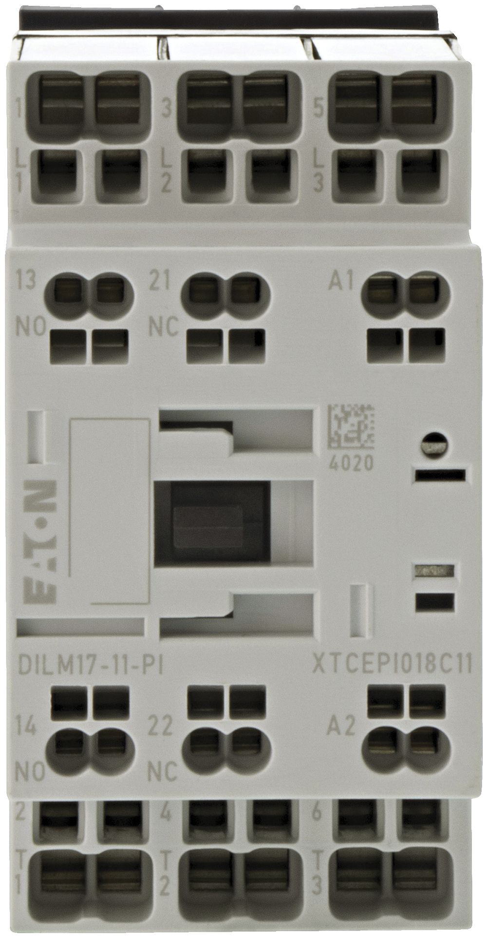 Leistungsschütz Eaton, 3P 7.5kW, 1S, 1Ö, RDC 24: 24…27VDC, Push-in-Klemmen
