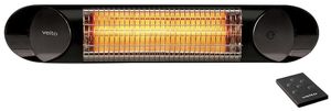 Radiateur à infrarouge Veito Blade Mini, 1200W, 4 degrés, IP55, noir