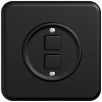 UP-KNX-Taster RGB STANDARDdue SNAPFIX® 2×Taste m.Temperaturfüh.sz