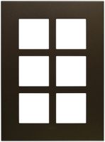 Abdeckrahmen ATO 2×3 Modul, dark bronze