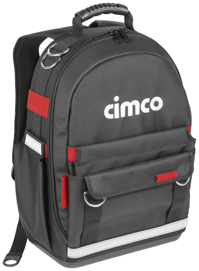 Werkzeugrucksack Cimco Stoff Polyester (PET) 390×220×590mm schwarz