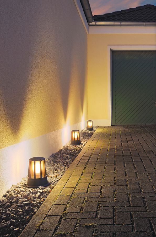 Standleuchte SLV CONE, E27 100W IP54 anthrazit