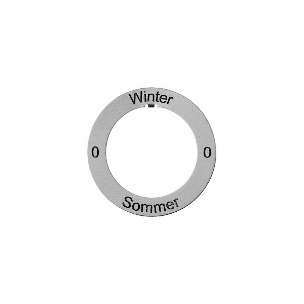 Kennscheibe 0-Winter-0-Sommer Al AG SS, GV SS, GUP SS