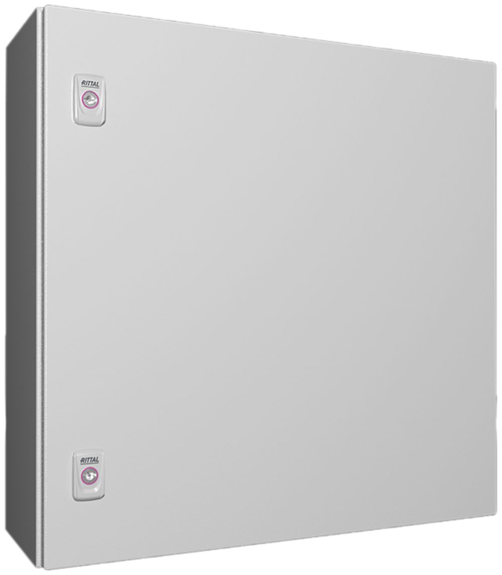 Armoire compacte Rittal AX, 1 porte, IP66, 600×600×210mm, tôle d'acier