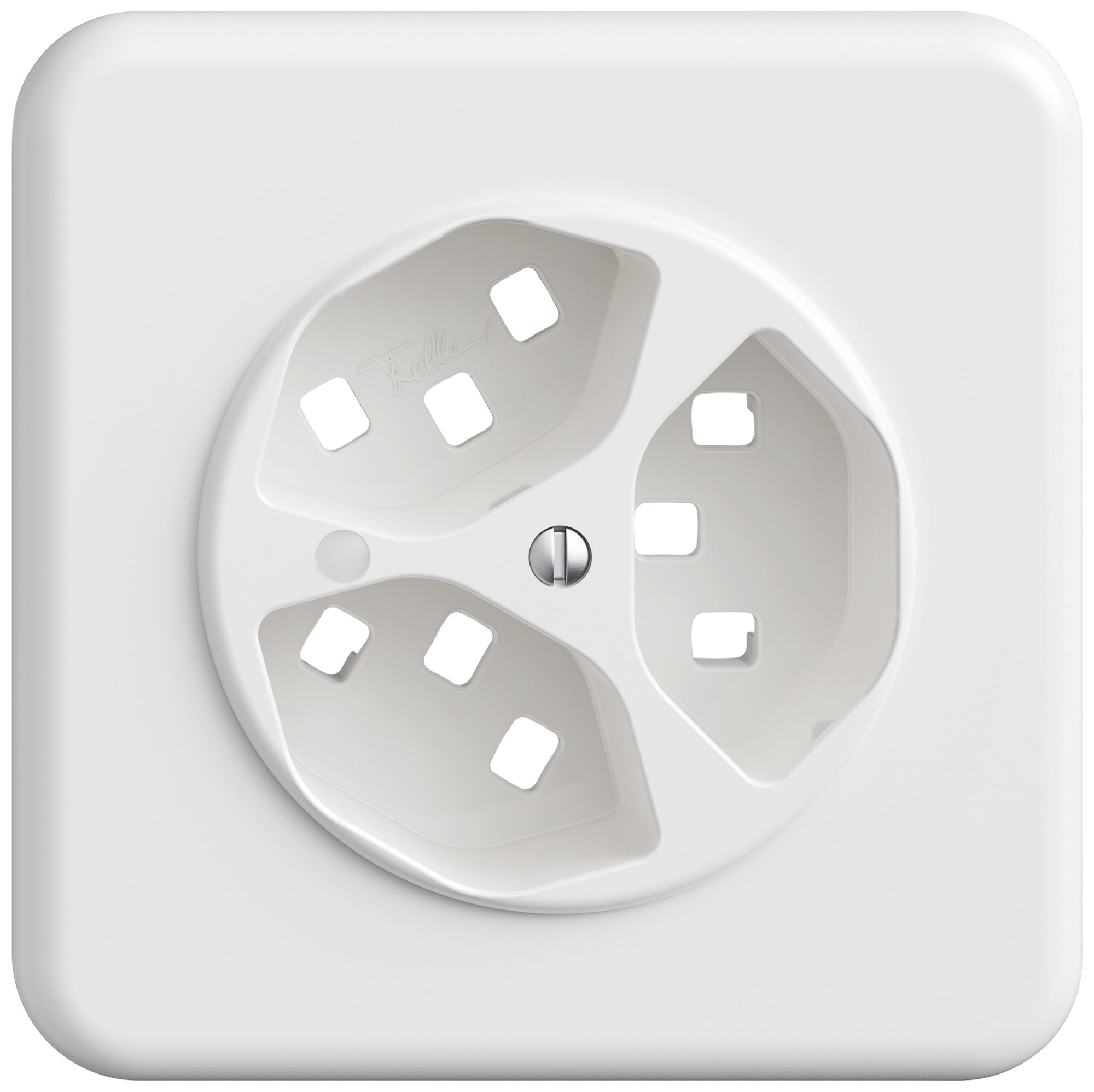 UP-Montageset STANDARDdue SNAPFIX® für 3×T23 mit Frontlinse ws