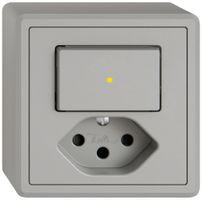 AP-Kombination EDIZIO.liv SNAPFIX® S3L+T13 Shut.Frontbeleuchtung gb hgu