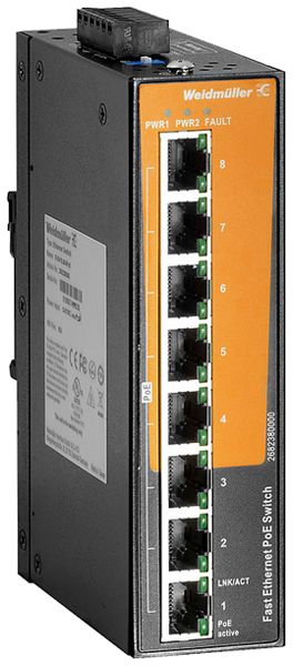 Switch WM IE-SW-EL08-8POE, 8×RJ45 FE PoE unmanaged