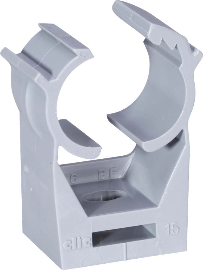 Rohrschelle Clic 15 14.3…16.8 dunkelgrau