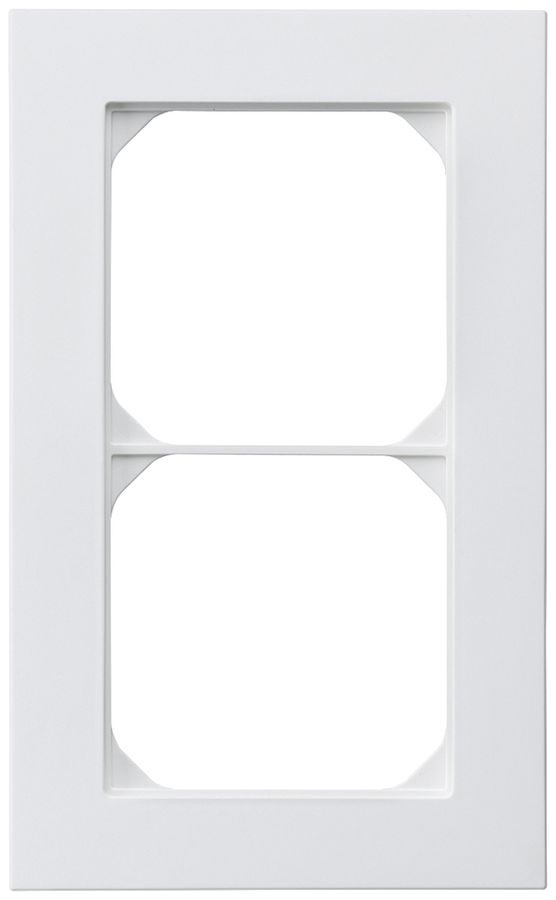 UP-Abdeckrahmen kallysto.pro 2×1 weiss 94×154mm