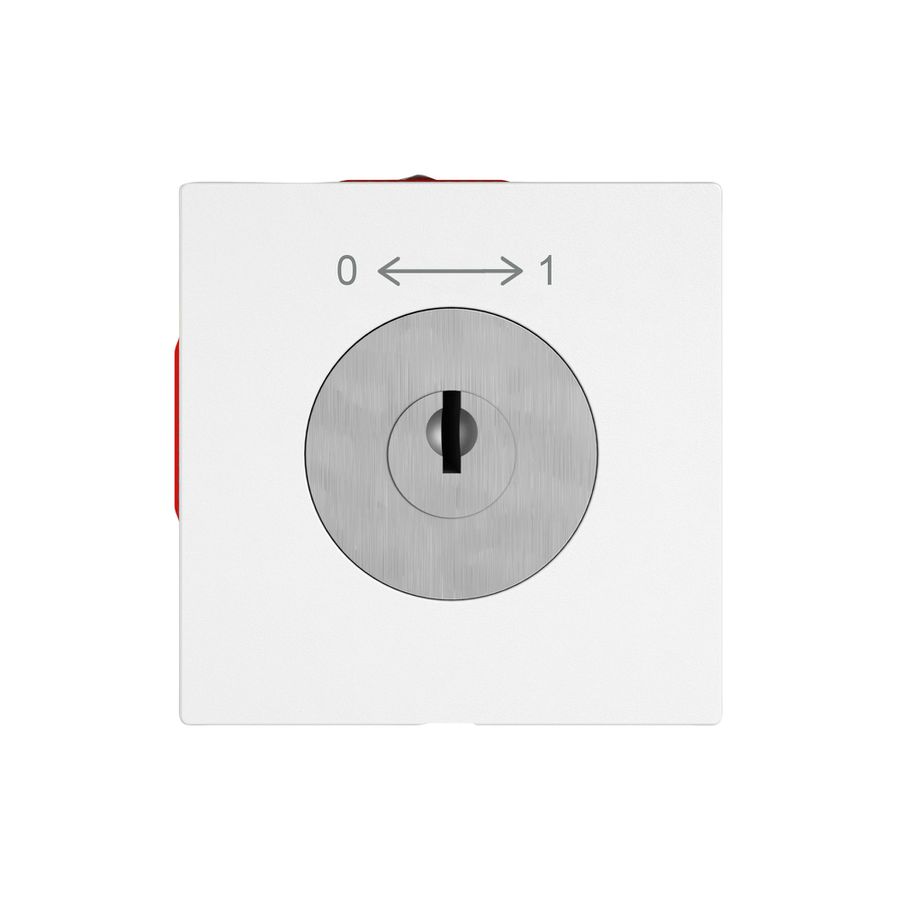 Contact pivotant EDIZIO.liv SNAPFIX® 0<->1/1P avec serrure & 2 clés bc