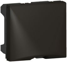 Kabelausgang MOS 2 Module schwarz matt