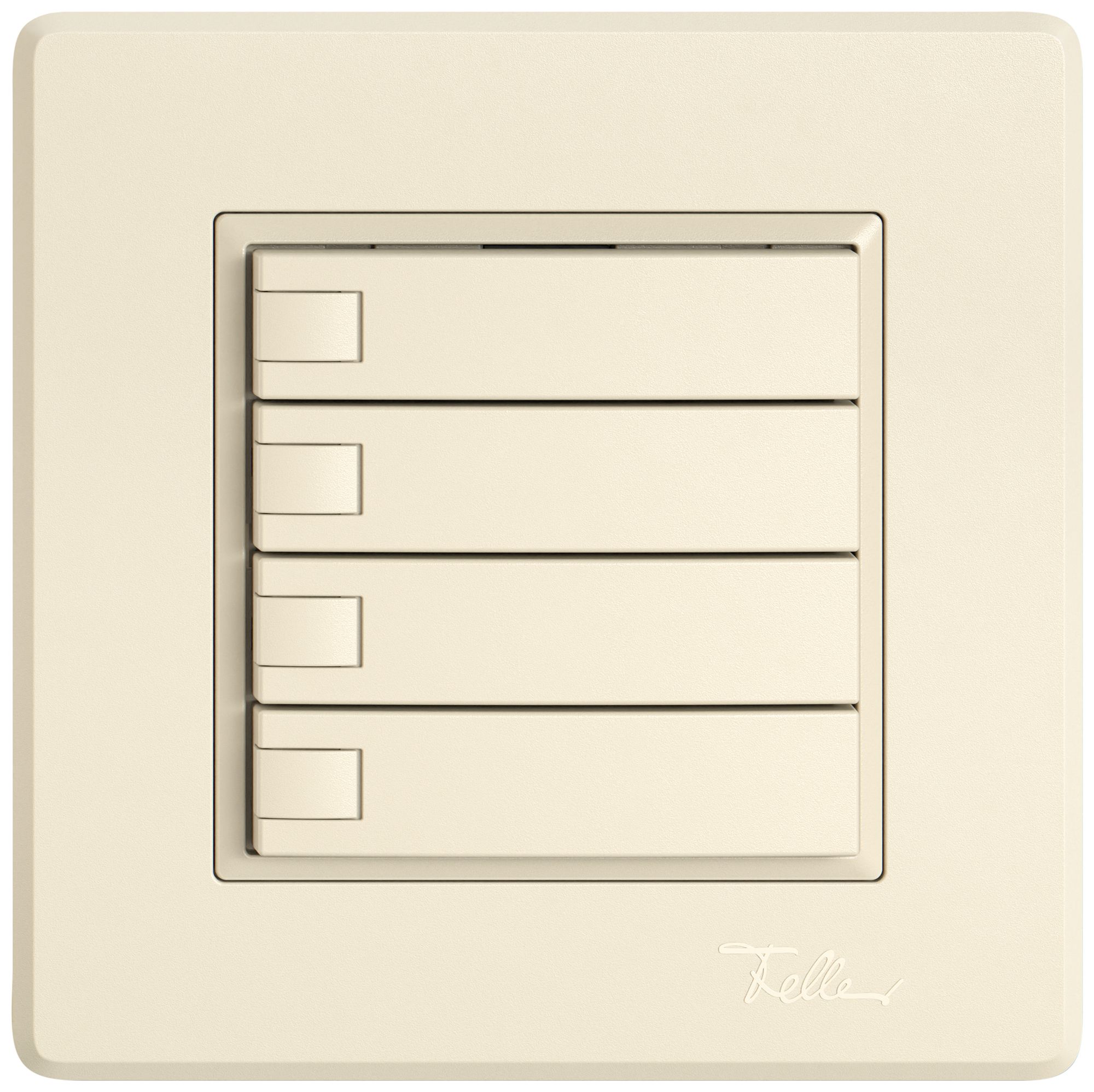 UP-Universaltaster EDIZIO.liv UNI SNAPFIX® 5…48V o.LED 4× 1-Tbed.cr