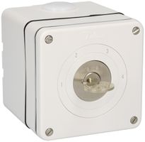Interruttore graduato AP NEVO 2P, IP21, 1-2-3-4, cil.1007F, 9h, piano 5000, bi