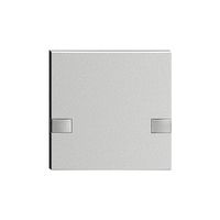 Taste 1/1 KNX/UNI-Taster ohne LED EDIZIOdue 2×Einfachbedienung silver