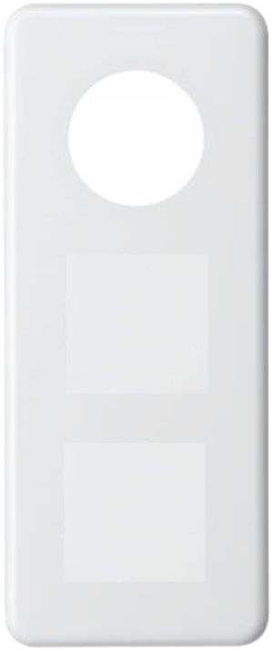 Placca di copertura 3×1 43mm +2×cieca bianco