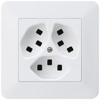 Presa INC Hager kallysto.trend 3×T23 C bianco ultra