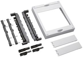 Baustein Hager univers N 300×250mm für 2 Trenner DIN00 auf Sammelschiene 60mm