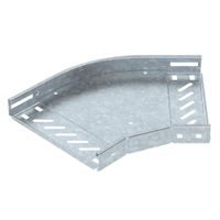 Gomito BET RB 45° 35×200mm acciaio zincato a caldo per immersione