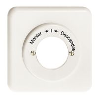 UP-Frontset Monter-I-Descendre für Schlüsselschwenktaster weiss