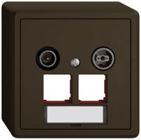 AP-Multimediadose TV-R EDIZIO.liv SNAPFIX® EASYNET f.2×RJ45 S-One 15dB br