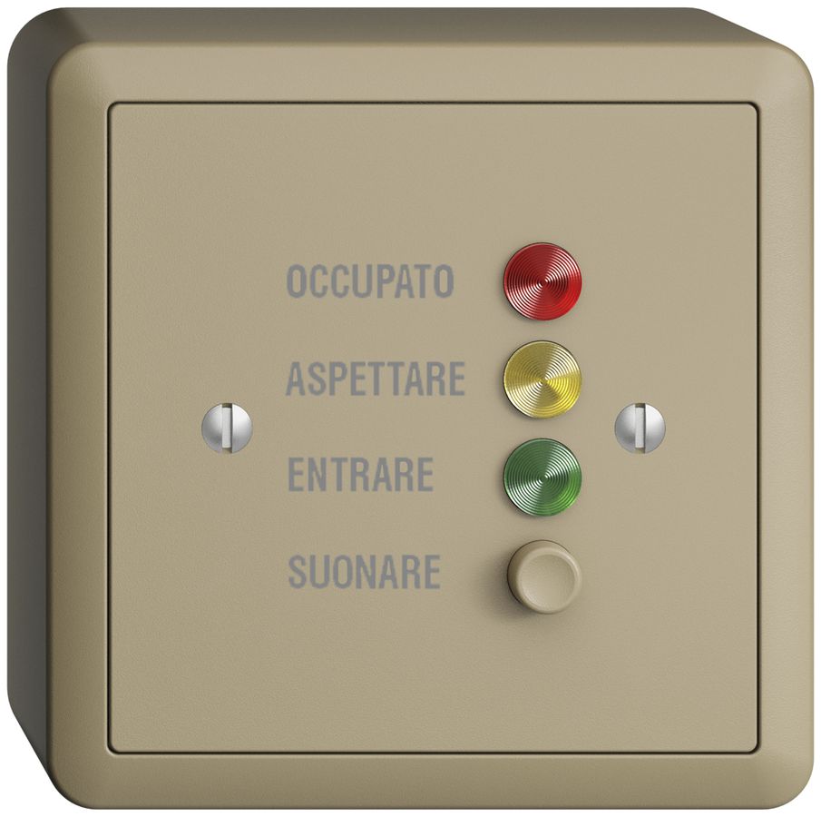 AP-Türstation für Rufleuchte italienisch, EDIZIOdue sand