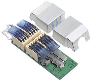 Kopplermodul R&Mfreenet, Kat.6 EasyLock, geschirmt