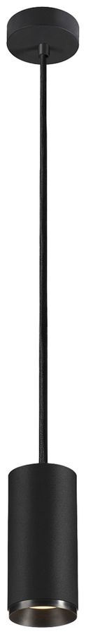 LED-Pendelleuchte SLV NUMINOS M DALI 20W 1955lm 3000K 24° Ø85×185mm schwarz