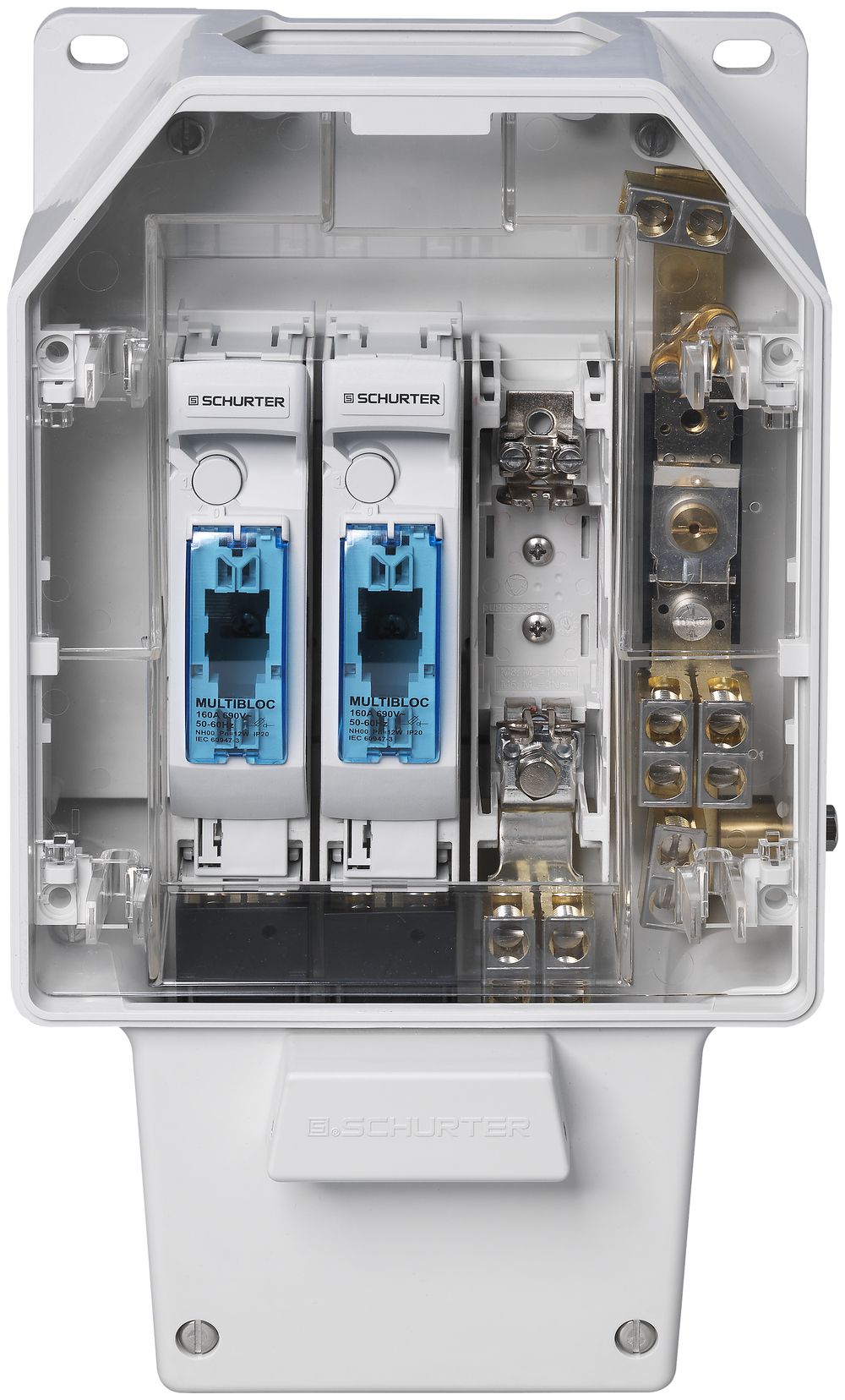 Coffret d'abonnés SCHUR SKD 160A 3LNPE DIN00/TN-C/TN-S