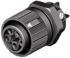 Buchsenteil Wieland RST16I5 S B1 M03 SW, 5L 250V/400V 16A, schwarz