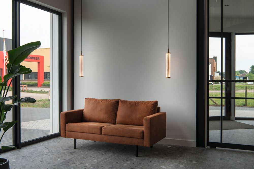 LED-Pendelleuchte SLV QUIMERA AD1PH 8W 330lm 927 DIM Ø76×470mm Messing