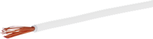 T-Litze 1mm² weiss Eca, Spule à 200m