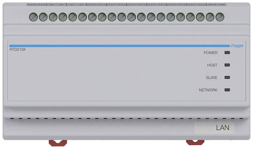 Switch Hager 9TE mit LED-Anzeige