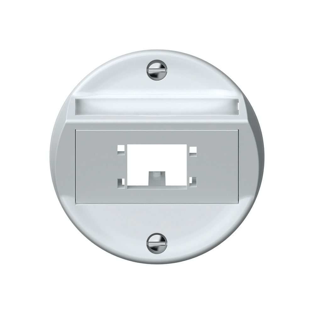Anschlussdose origin Kat.6 schräg 60×60mm weiss