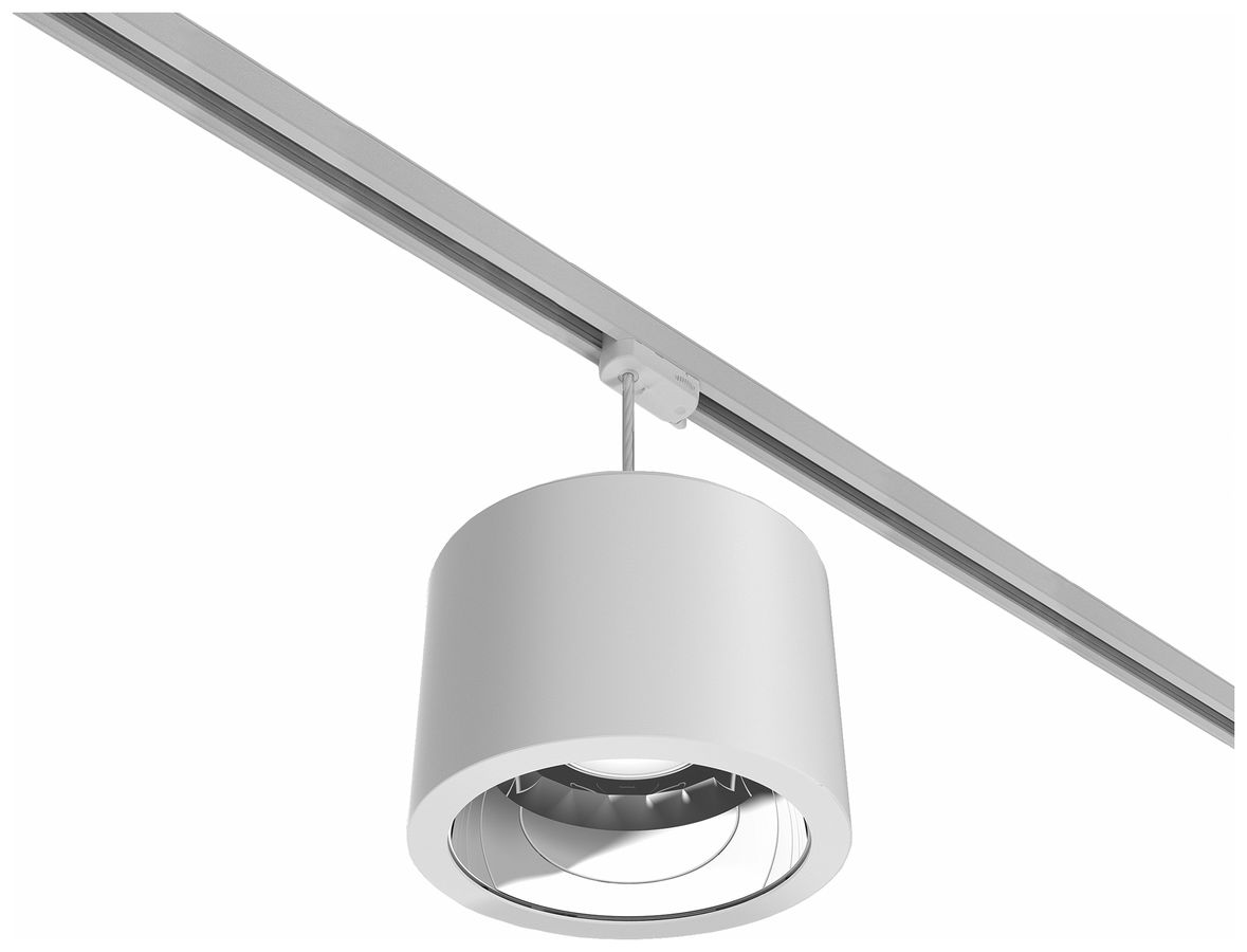 LED-Pendelleuchte Philips DRUM TRACK 16.5W 2181lm 830 90° AD3PH Ø218mm weiss