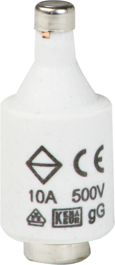 Fusible D DTII 10A 500V gG avec indicateur